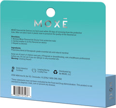 MOXE presentación con caja destacando embalaje pensado para protección