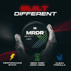 MRDR etiqueta nutricional detallada mostrando ingredientes y dosis clave
