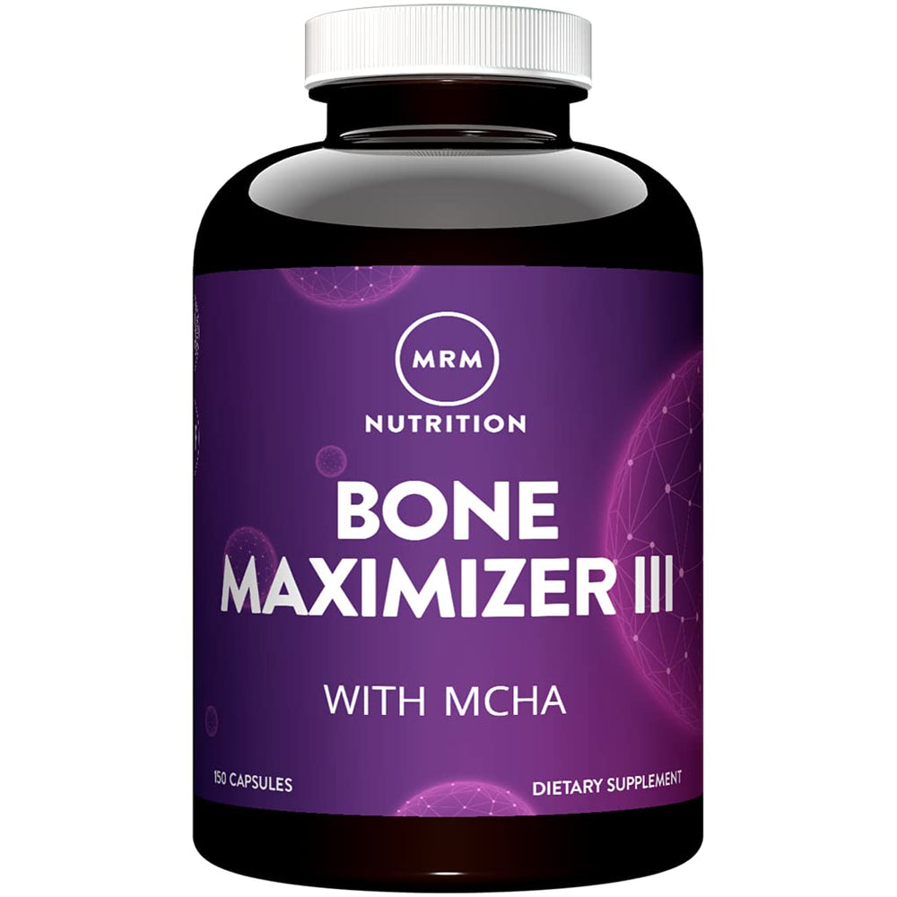 MRM Bone Maximizer III, botella de cápsulas, apoyo potencial para la densidad ósea