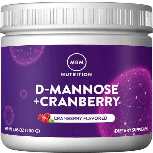 MRM D-Mannose Cranberry: vaso con disolución para apoyar salud urinaria diaria