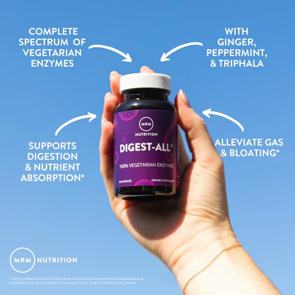 MRM Digest-All sin gluten para dietas vegetarianas y flexibles