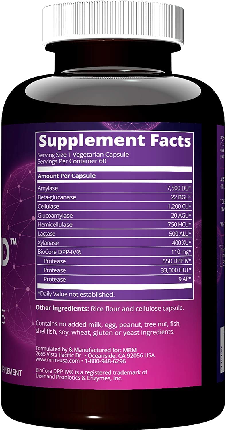 MRM Gluten-Aid: cápsulas para facilitar la digestión de lácteos en comidas