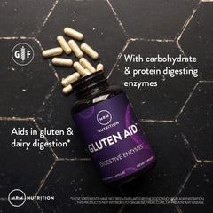 MRM Gluten-Aid: empaque práctico para almacenamiento y uso diario