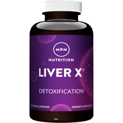 MRM Liver X: cápsulas con cardo mariano para apoyo diario al bienestar hepático.