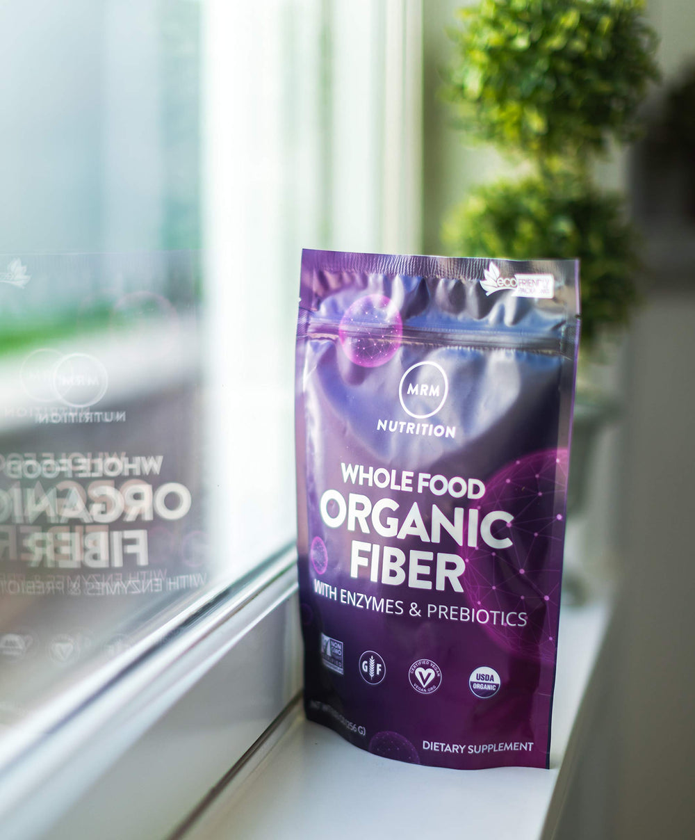 MRM Mezclando en batido, fibra insoluble y soluble para digestión equilibrada.