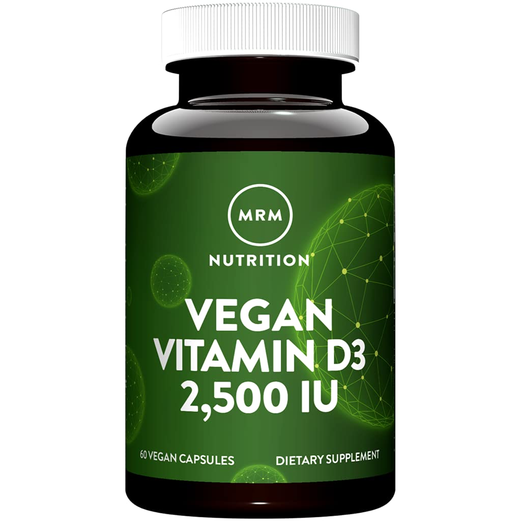 MRM vegano D3 2500 UI en cápsula para apoyar la absorción de calcio