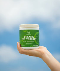 MRM Pre-entrenamiento Orgánico Isla Fusión: opción vegana sin OMG para entrenamientos sostenibles.