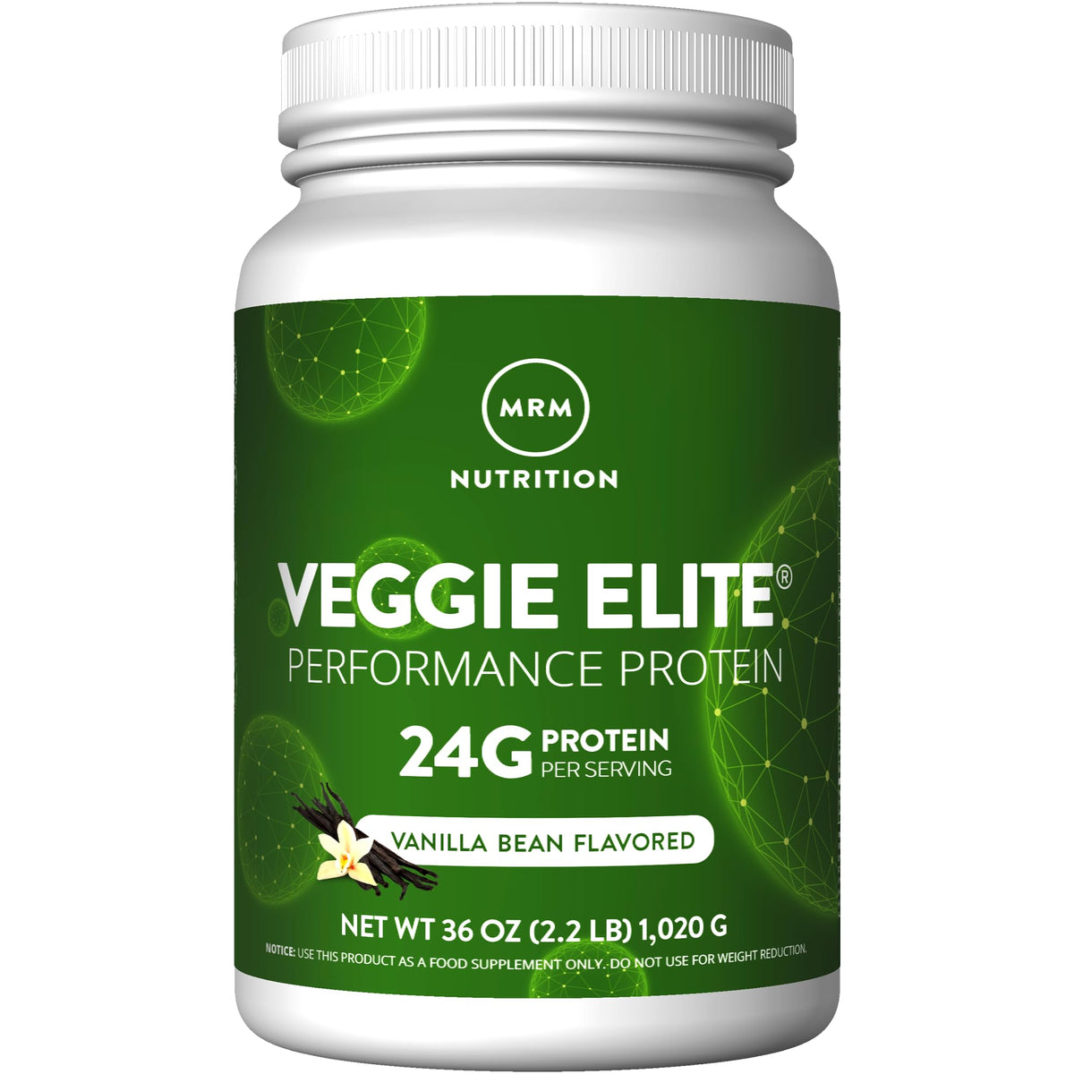 MRM Veggie Elite Protein batido de vainilla para energía diaria