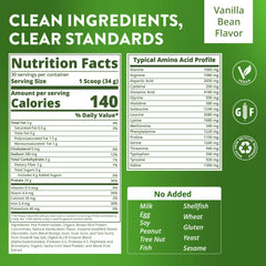MRM textura del polvo de proteína vegana para mezclar fácilmente