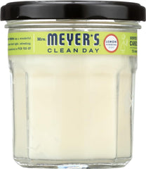 Mrs. MEYER'S frasco frontal Lemon Verbena mostrando diseño y tamaño práctico