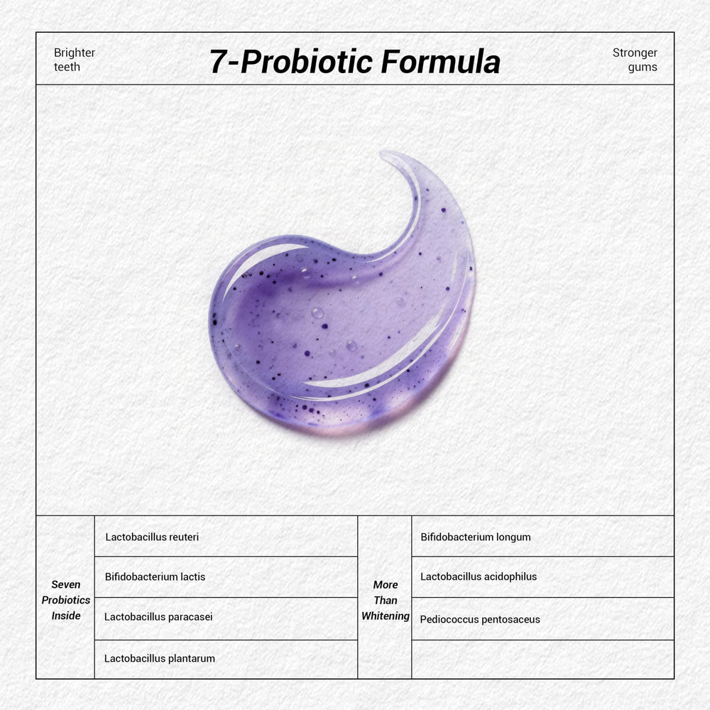 MSDRWIKEY etiqueta con ingredientes clave y apoyo a microbioma bucal equilibrado
