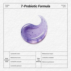MSDRWIKEY etiqueta con ingredientes clave y apoyo a microbioma bucal equilibrado