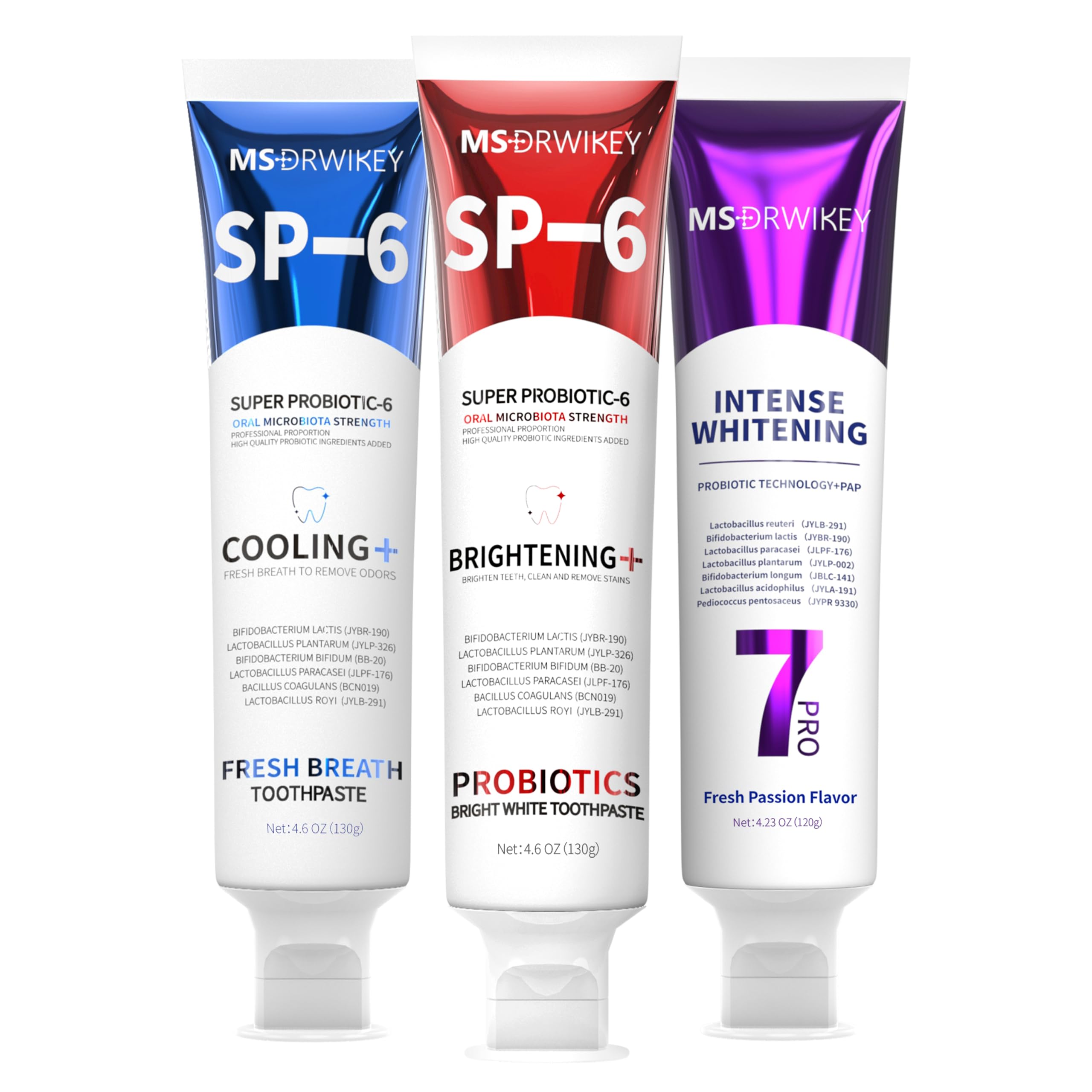 MSDRWIKEY pack frontal mostrando los tres tubos y beneficios visibles