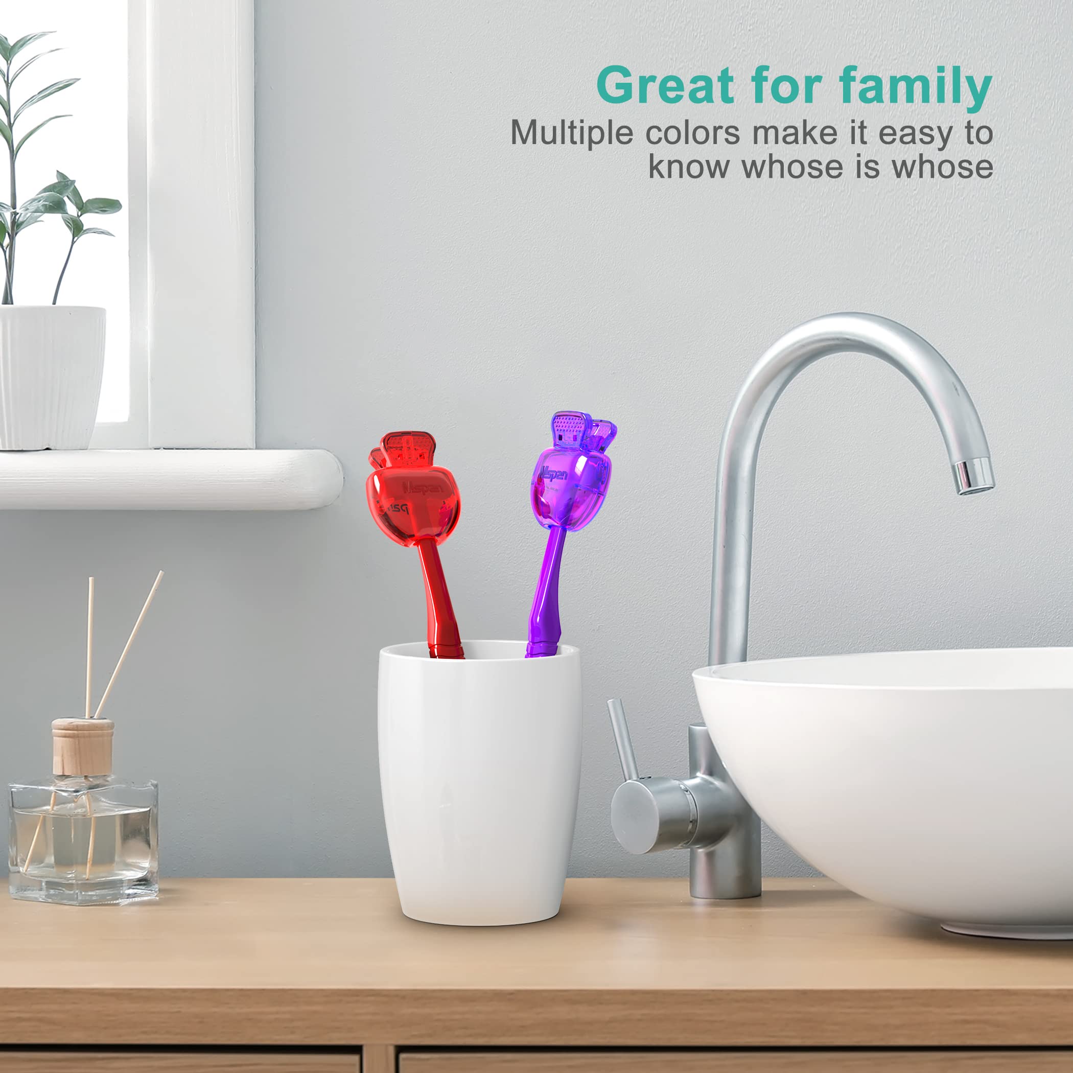 Mspan comparación de tamaño en mano, diseño ergonómico cómodo