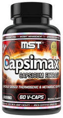 MST Capsimax frontal del envase mostrando 60 cápsulas y diseño informativo para confianza