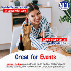MT Products bolsas en una mesa de cata mostrando discreción y elegancia