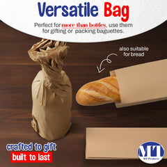 MT Products bolsa junto a regla para comparar tamaño y capacidad exacta
