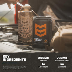 MTN OPS vaso con bebida Pink Lemonade listo para beber y recuperación rápida