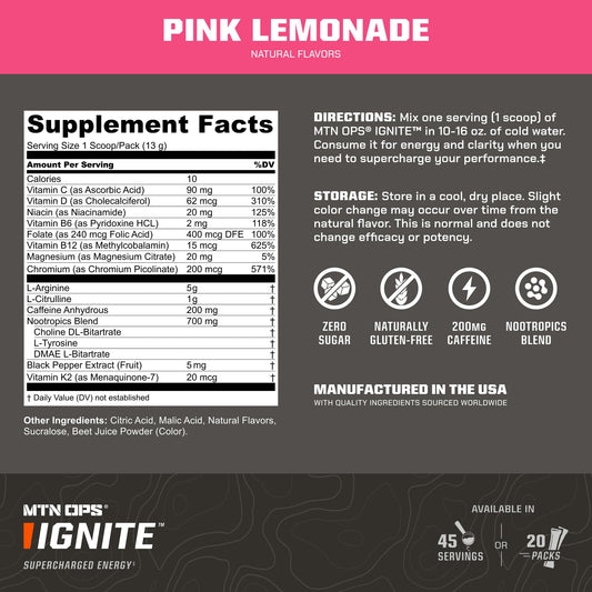 MTN OPS polvo con textura fina que facilita disolución y mezcla inmediata