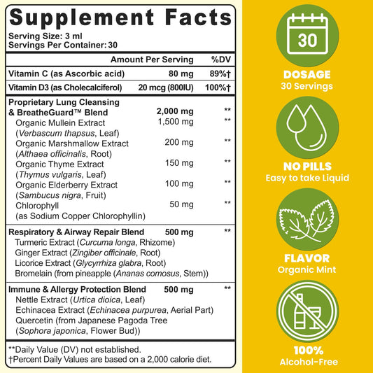 Muechaya detalle de la etiqueta con lista de ingredientes y beneficios visibles