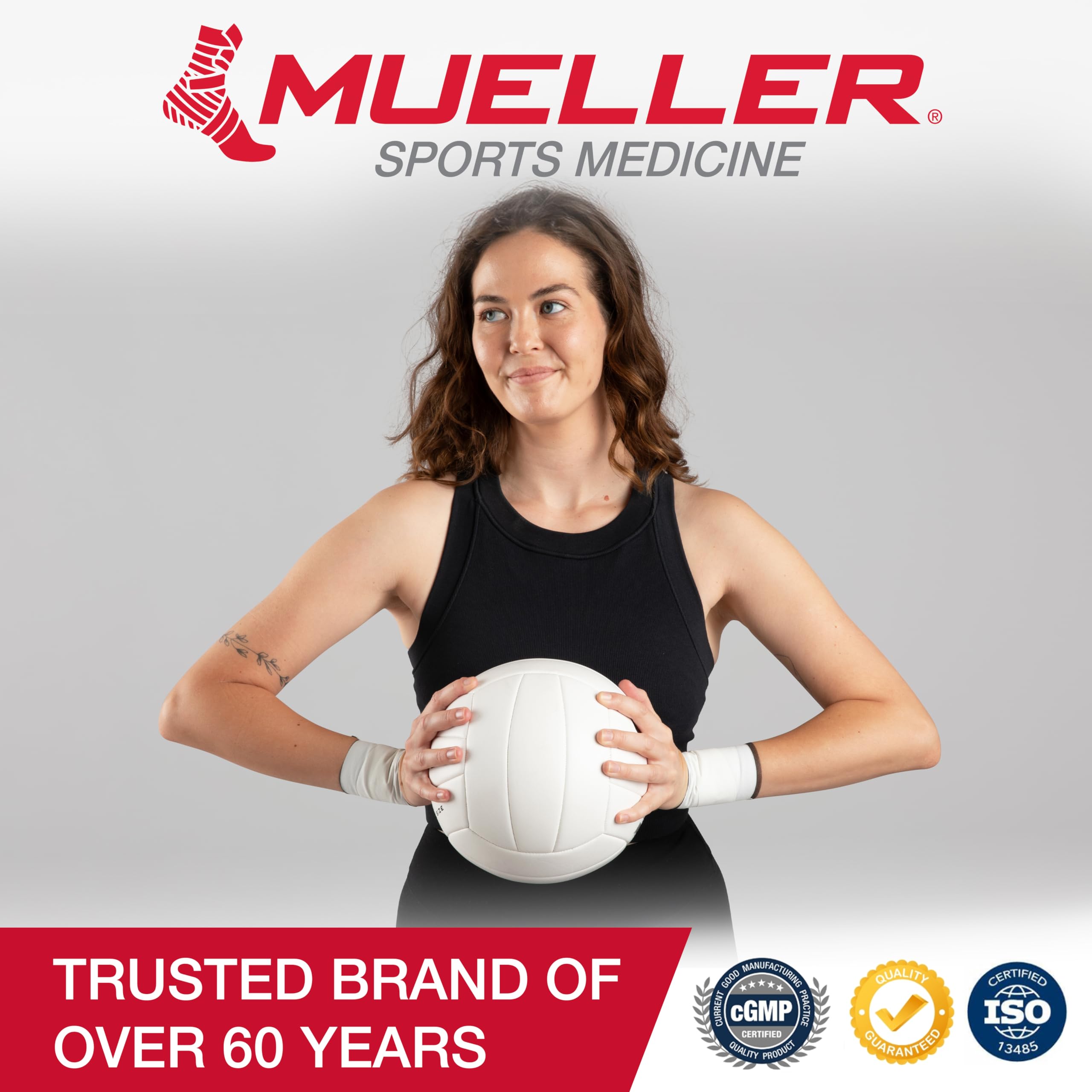 Mueller uso en entorno deportivo o clínica mostrando práctica profesional