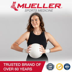 Mueller uso en entorno deportivo o clínica mostrando práctica profesional