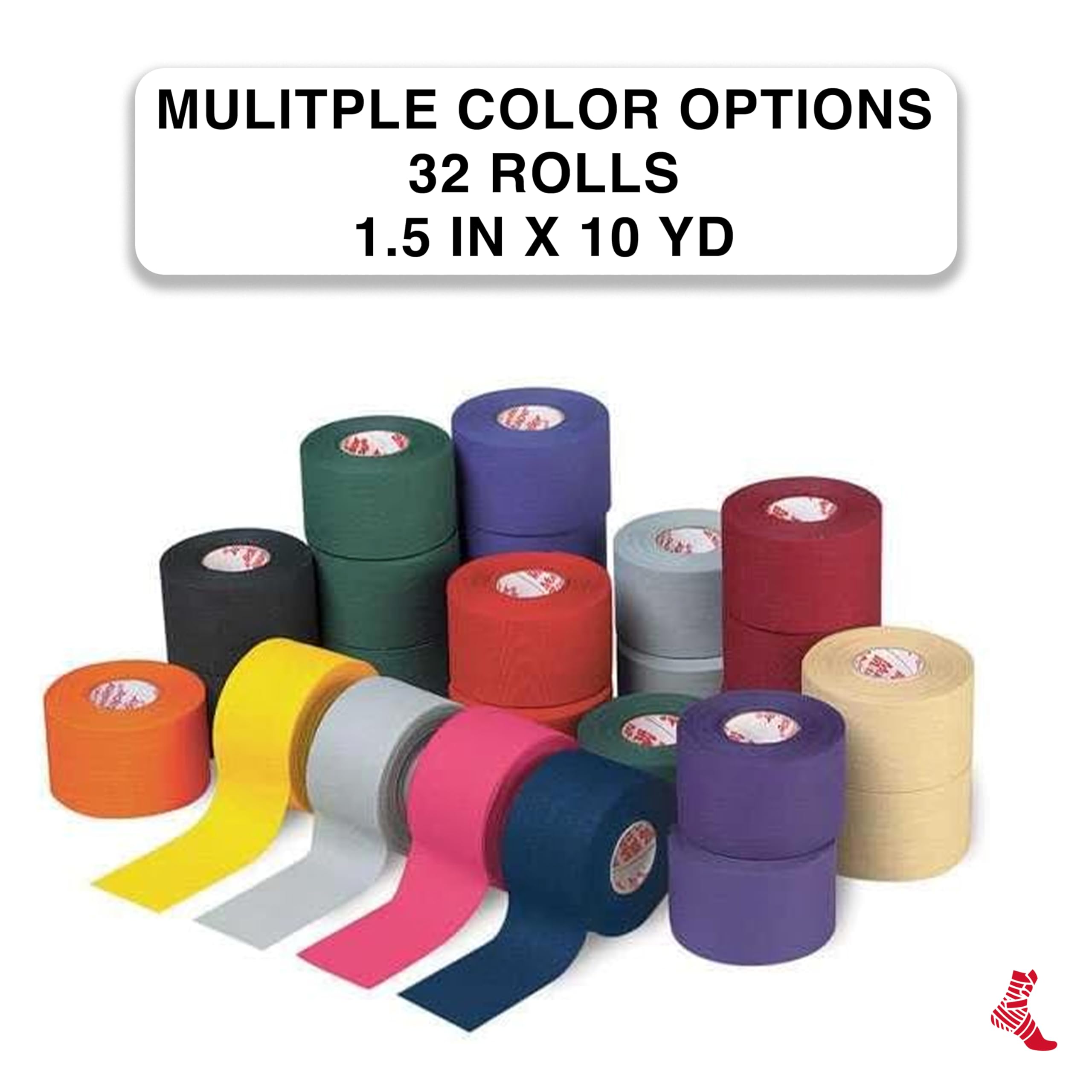 Mueller M-Tape caja con 32 rollos ideal para equipos y ahorro