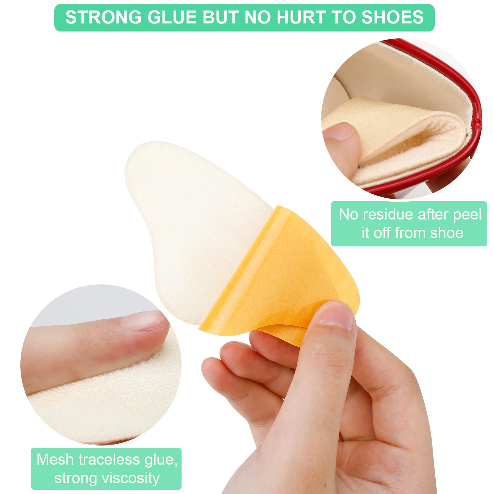 MUKIFINE pack abierto con seis pares para cubrir varios zapatos