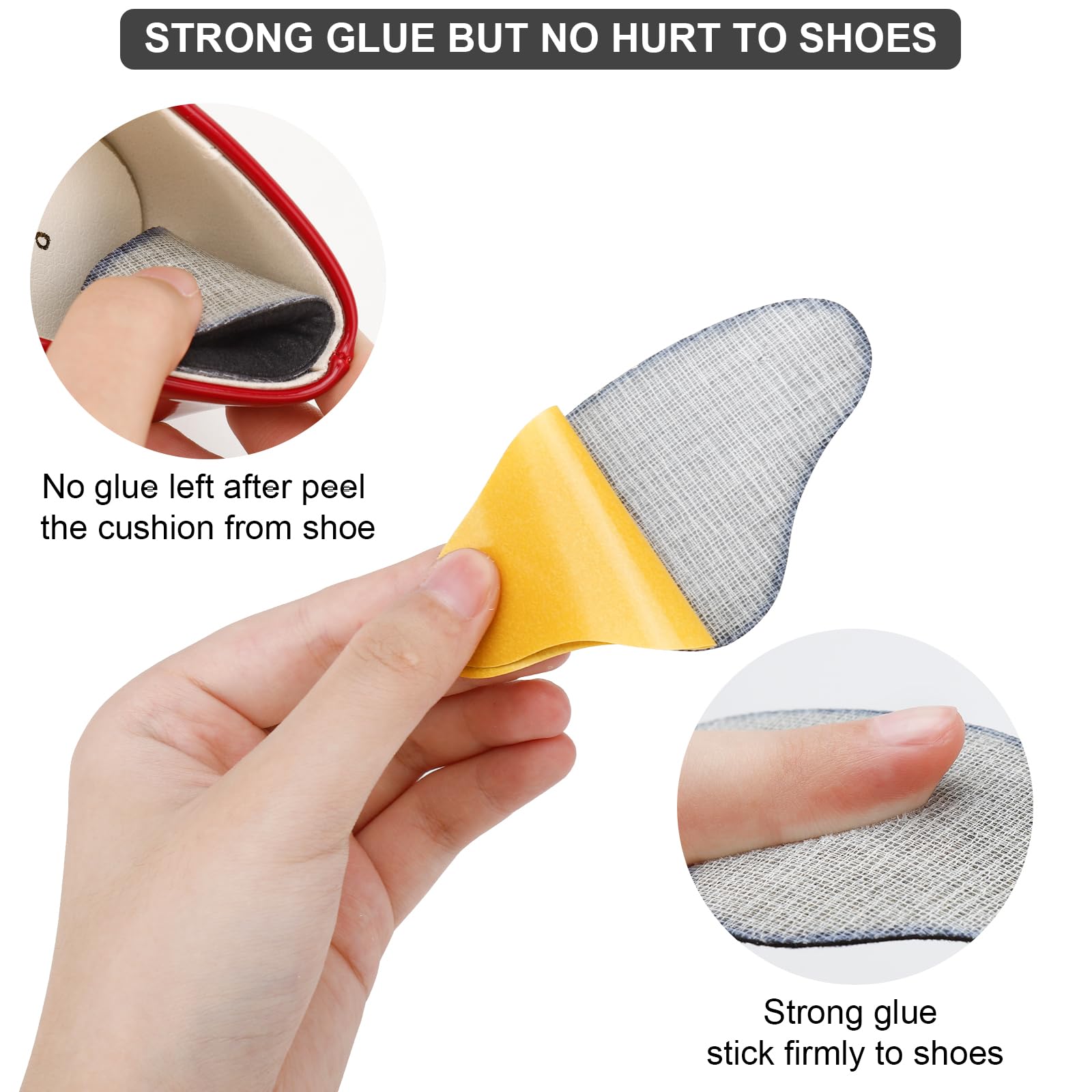 MUKIFINE protector en tacón de zapato de vestir mejora el ajuste