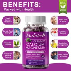 Etiqueta Mulittea con lista de ingredientes y vitaminas claves