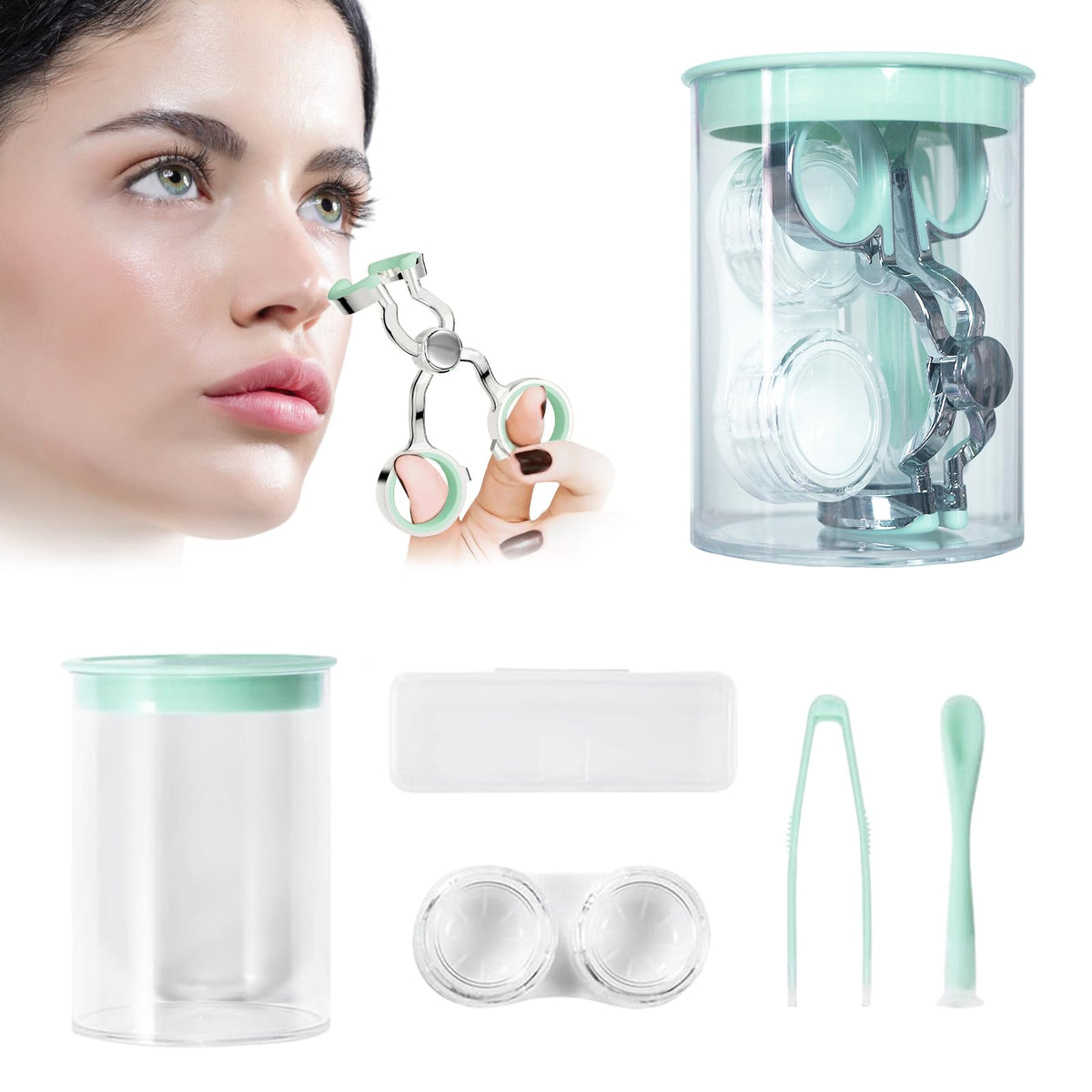 MUNLIT frontal del kit mostrando todas las piezas y beneficio de orden