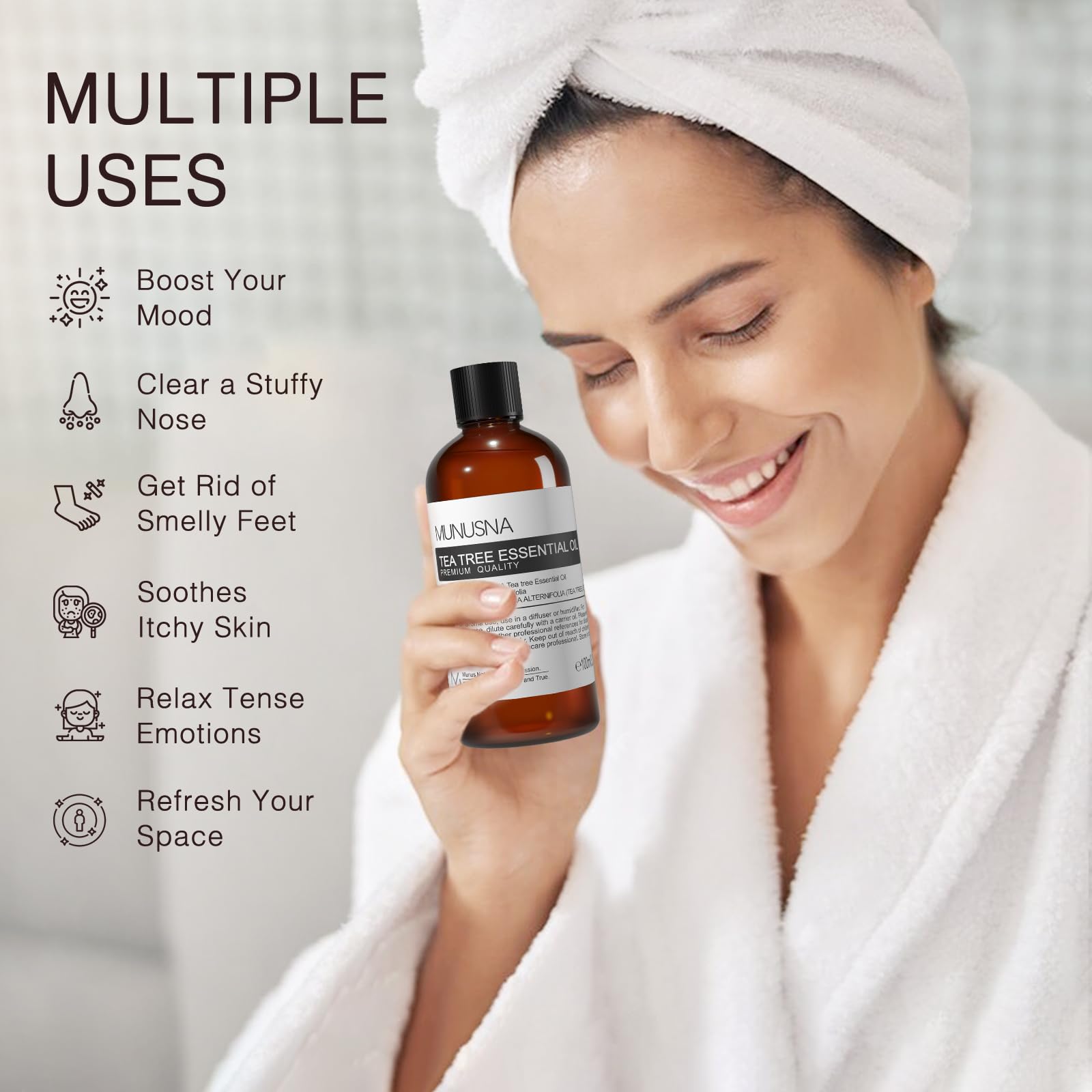 MUNUSNA difusor emitiendo aroma para ambiente renovador