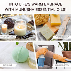 MUNUSNA uso en velas y jabones DIY, aroma que potencia creaciones