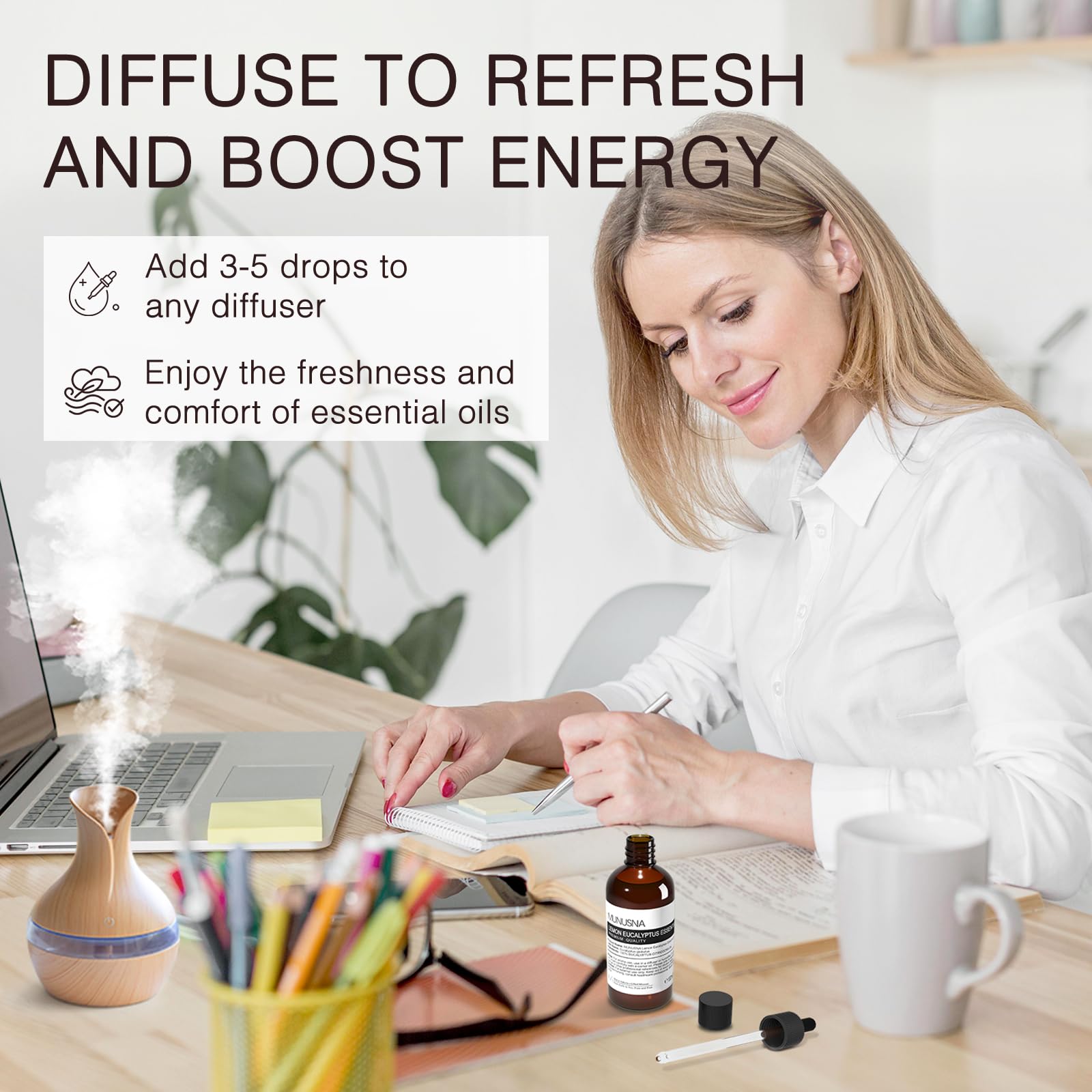 MUNUSNA mezcla diluida con jojoba lista para masaje relajante