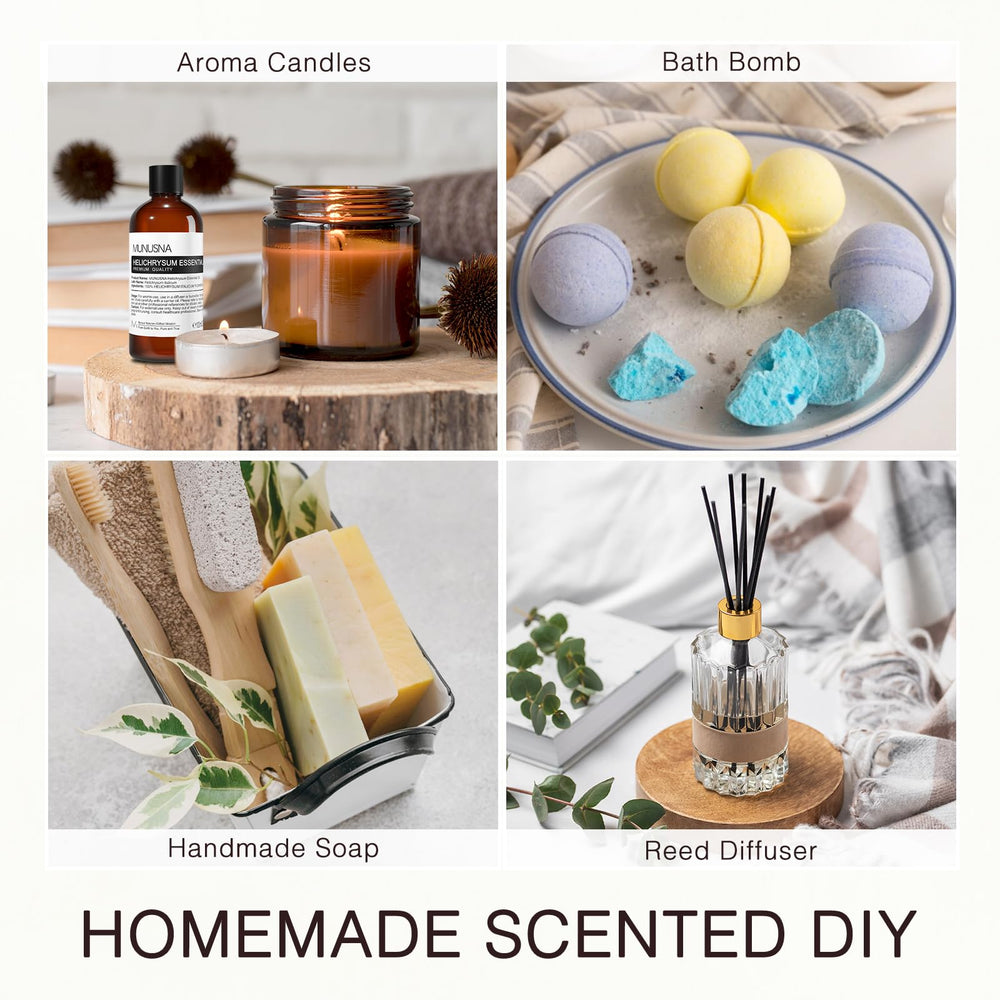 MUNUSNA caja para regalo con aceite helichrysum ideal como presente especial
