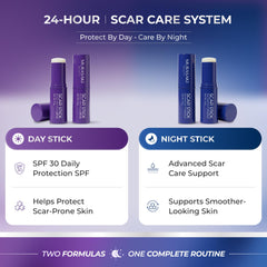 MURASAKI BEAUTY stick en uso sobre cicatriz de cesárea con aplicación localizada