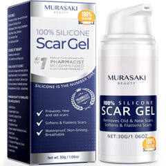 MURASAKI BEAUTY tubo frontal mostrando diseño y beneficio de control de dosificación