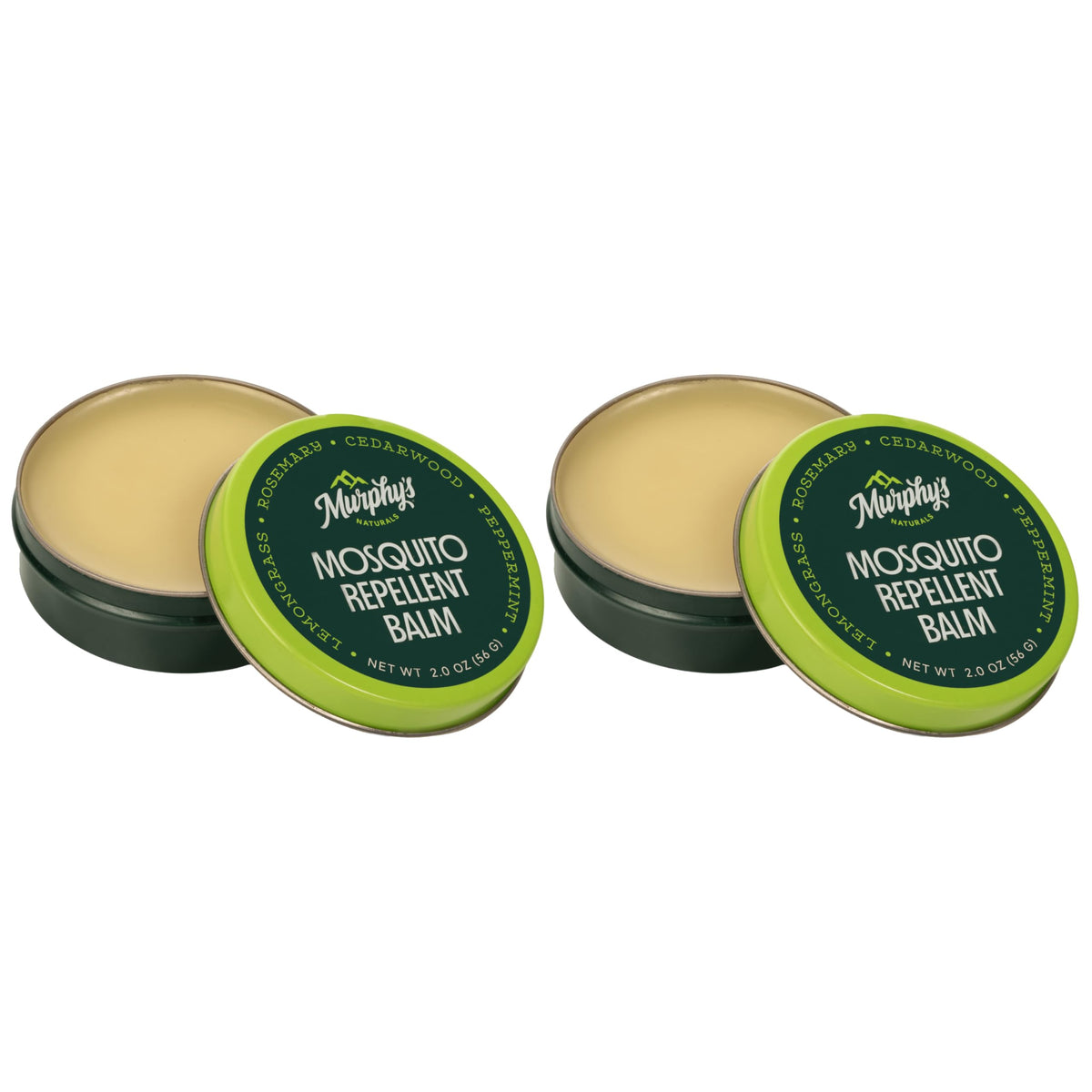 Murphy's Naturals envase frontal pack de 2 mostrando diseño y tamaño portátil