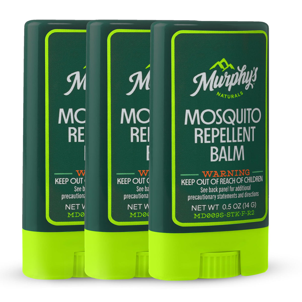 Murphy's Naturals envase frontal mostrando tamaño portátil y diseño práctico