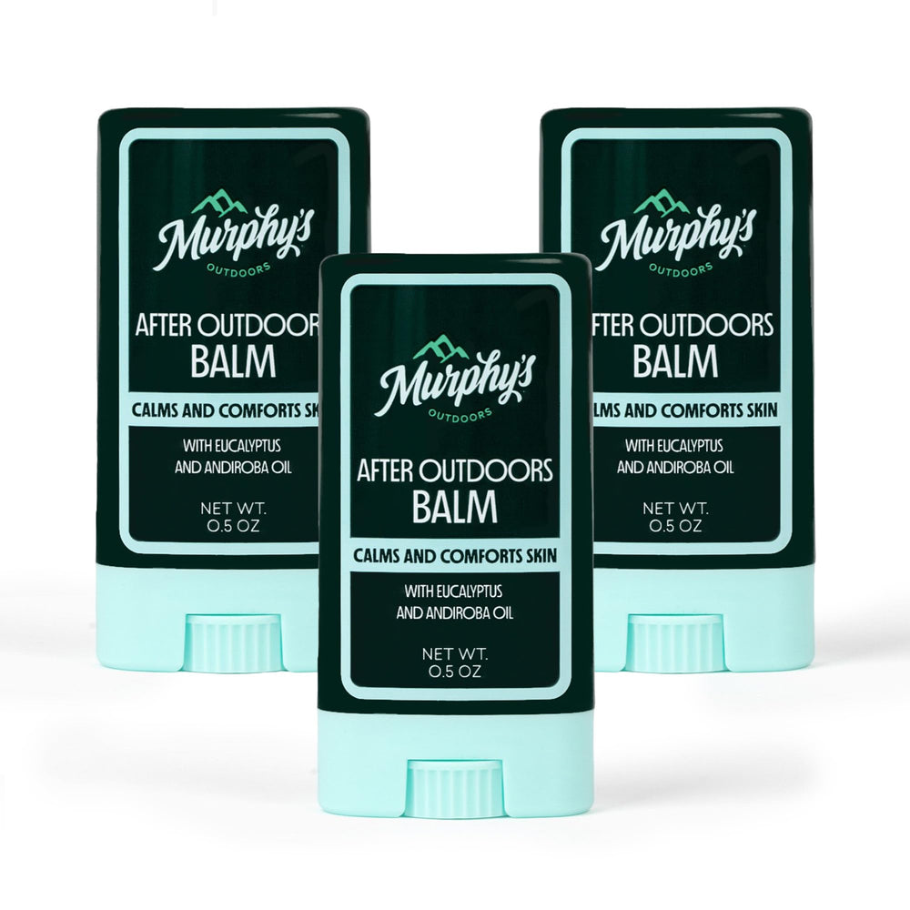 Murphy's Outdoors stick frente mostrando envase práctico y portable