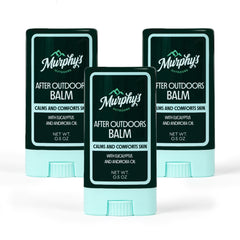 Murphy's Outdoors stick frente mostrando envase práctico y portable