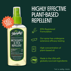 Murphy's Naturals botella en mano aplicando fácilmente antes de salir