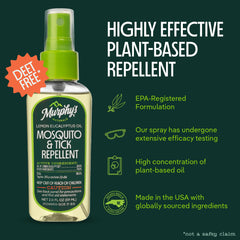 Murphy's Naturals atomizador cercano mostrando boquilla para aplicación precisa