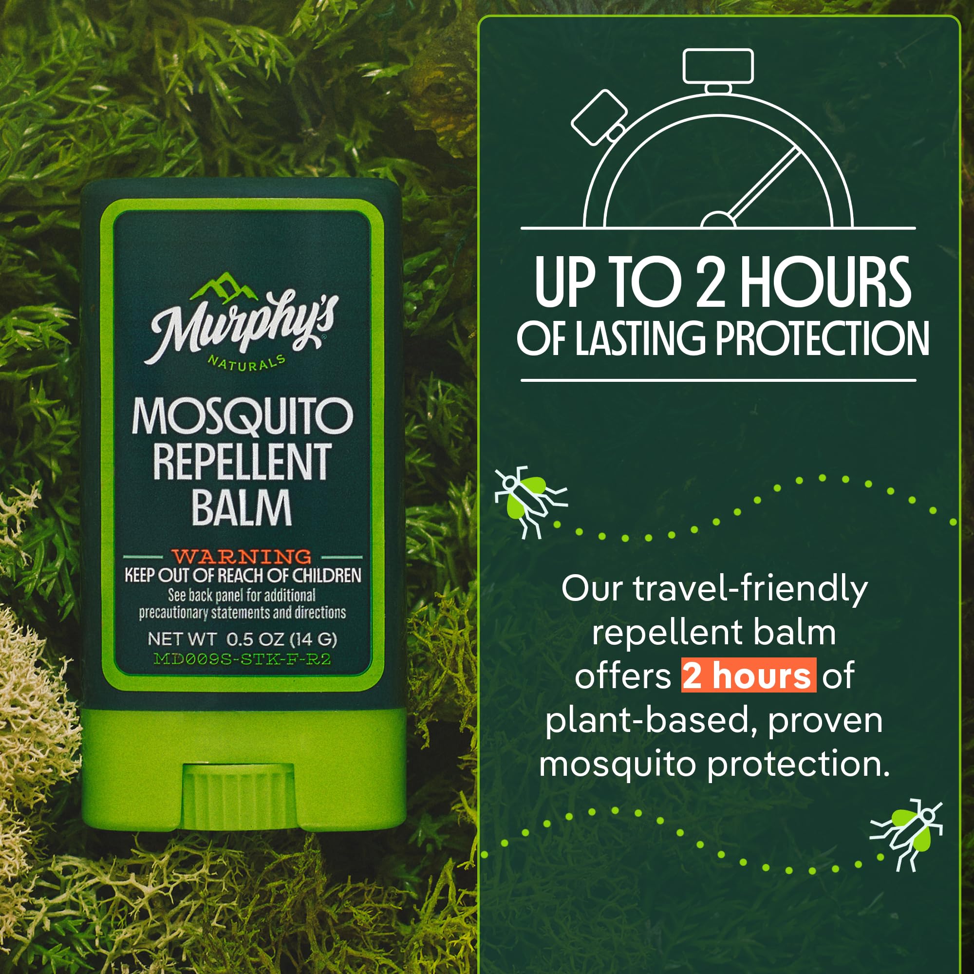 Murphy's Naturals stick abierto listo para aplicar protección localizada