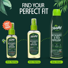 Murphy's Naturals comparación de tamaño con una botella de agua para referencia