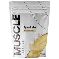 Muscle Defense envase frontal mostrando marca y beneficios claros