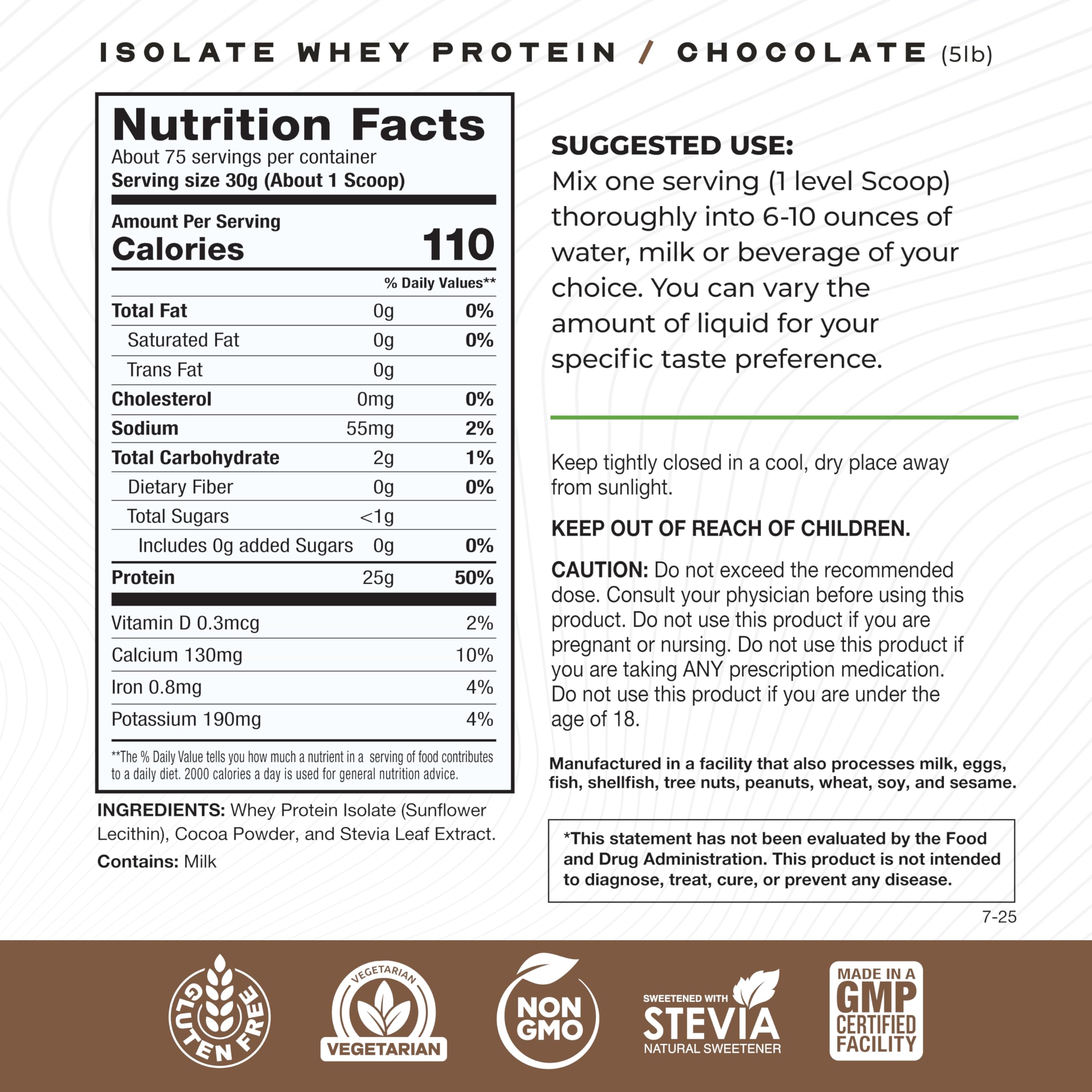 Muscle Feast batido cremoso en vaso listо para beber postentreno