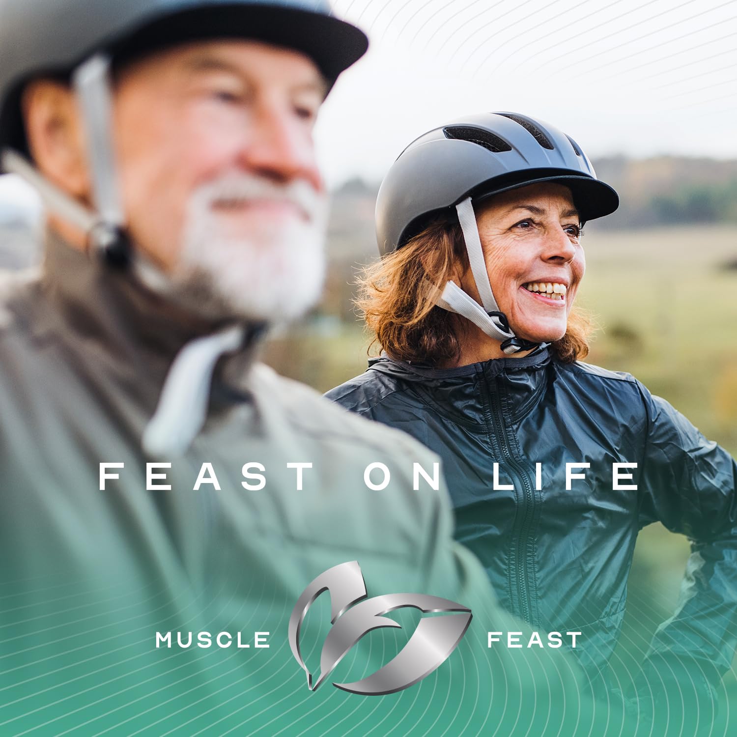 Muscle Feast lifestyle con limones y hojas evocando sabor limón-lima y frescura