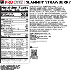 Muscle Milk detalle de etiqueta con información de proteína y nutrientes