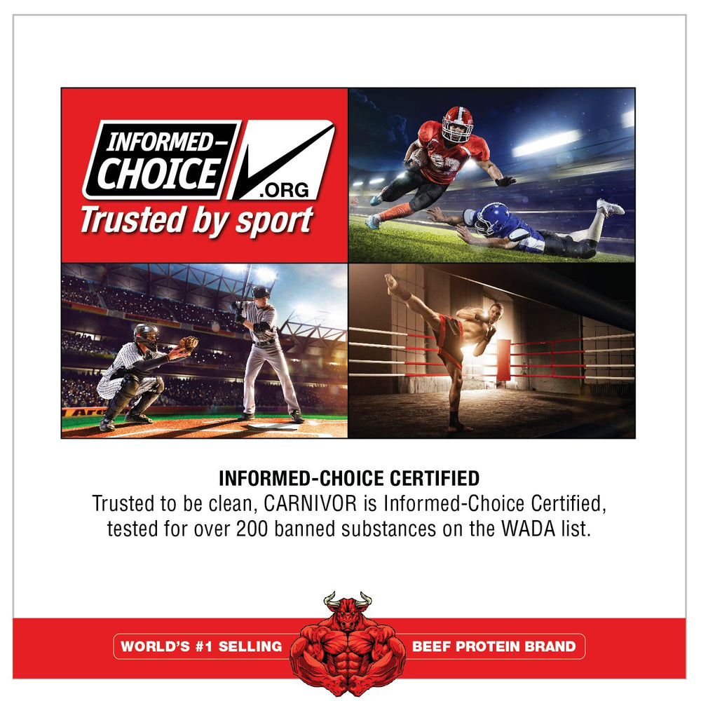 Etiqueta de MuscleMeds CARNIVOR con ingredientes y certificación Halal clara